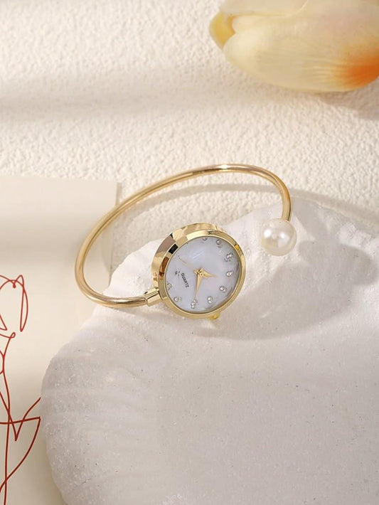 Pearl Elegance Bracelet Watch